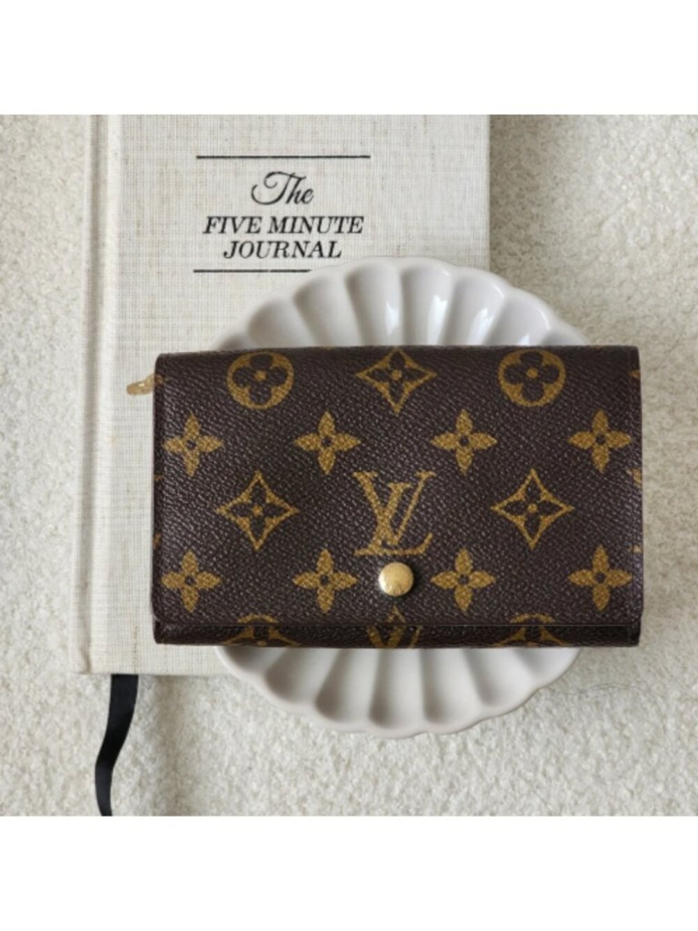 Authentic Vintage Louis Vuitton Porte Monnaie Tresor Monogram Wallet